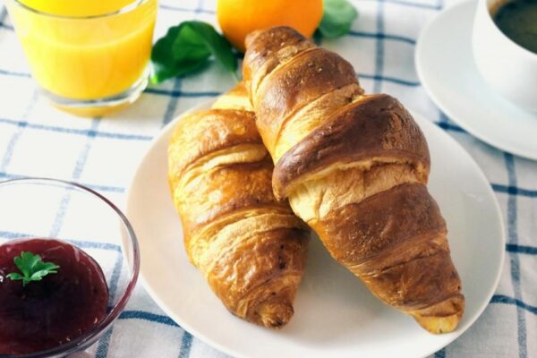 Capsa de croissants de mantega